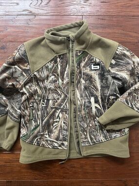 Kids Realtree Camo Banded Jacket - Olive/Forest
